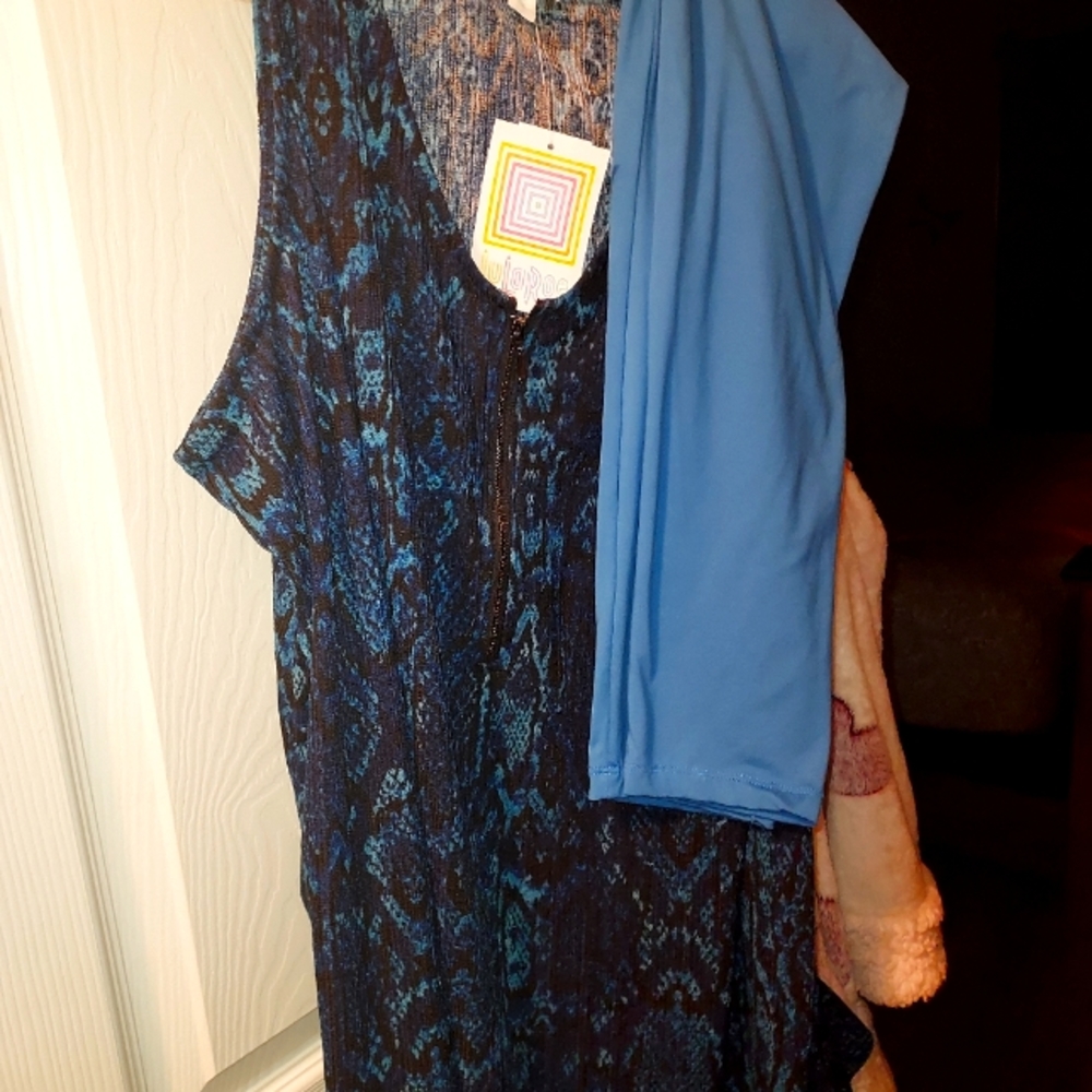 Lularoe outfit tc leggings 2xl Rachel NWTS